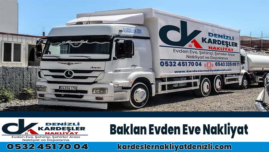 Baklan evden eve nakliyat Denizli Baklan nakliyat firması